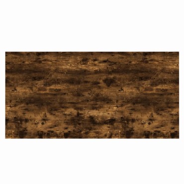 vidaXL Ράφια Τοίχου 4 τεμ. Καπνιστή Δρυς 80x40x1,5cm Επεξεργ. Ξύλο