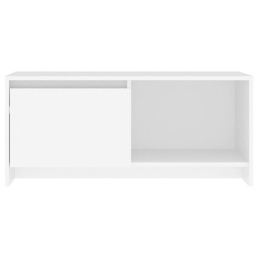 vidaXL Έπιπλο Τηλεόρασης Λευκό 90x35x40cm από Μοριοσανίδα