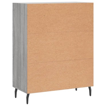 vidaXL Ντουλάπι Γκρι Sonoma 69,5x34x90cm από Επεξεργασμένο Ξύλο 1 τεμ.