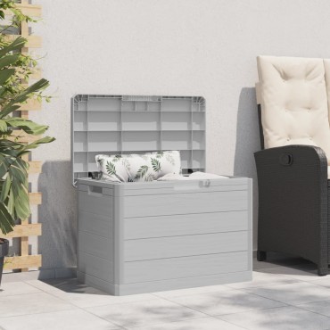 vidaXL Κουτί Μαξιλαριών Εξ Χώρου Γκρι 77,5x44,5x53cm Πολυπροπυλένιο