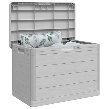 vidaXL Κουτί Μαξιλαριών Εξ Χώρου Γκρι 77,5x44,5x53cm Πολυπροπυλένιο