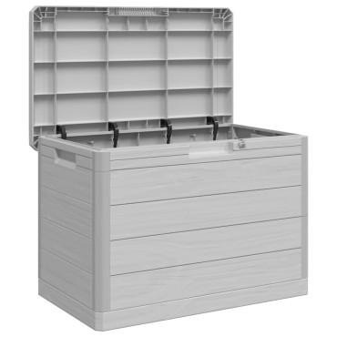 vidaXL Κουτί Μαξιλαριών Εξ Χώρου Γκρι 77,5x44,5x53cm Πολυπροπυλένιο