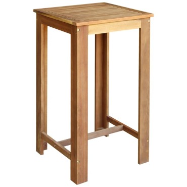 vidaXL Τραπέζι Μπαρ 60x60x105cm από Μασίφ Ξύλο Ακακίας 1 τεμ.