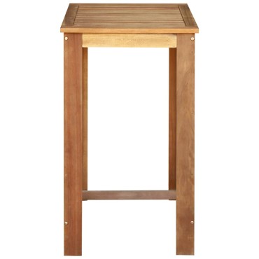 vidaXL Τραπέζι Μπαρ 60x60x105cm από Μασίφ Ξύλο Ακακίας 1 τεμ.