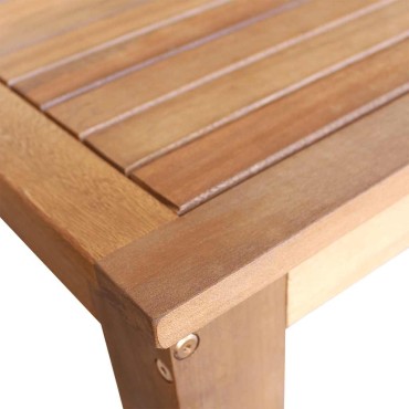vidaXL Τραπέζι Μπαρ 60x60x105cm από Μασίφ Ξύλο Ακακίας 1 τεμ.