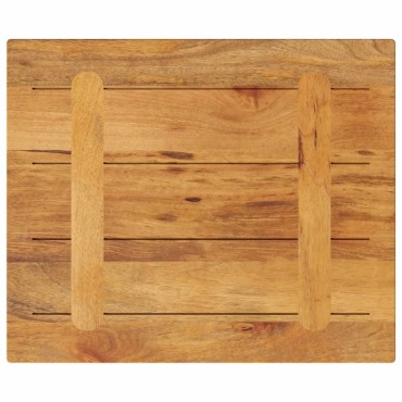 vidaXL Επιφάνεια Τραπεζιού Ορθογώνια 60x50x3,8cm Μασίφ Ξύλο Μάνγκο 1 τεμ.