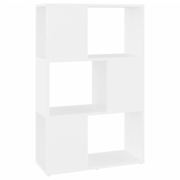 vidaXL Βιβλιοθήκη/Διαχωριστικό Χώρου Λευκό 60x24x94cm Μοριοσανίδα 1 τεμ.