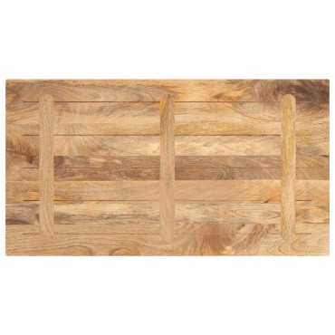 vidaXL Επιφάνεια Τραπεζιού Ορθογώνια 110x70x3,8cm Μασίφ Ξύλο Μάνγκο 1 τεμ.