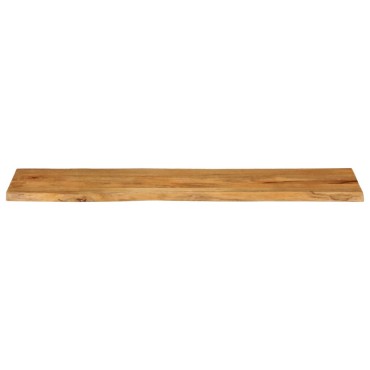 vidaXL Επιφάνεια Τραπεζιού 160x40x2,5cm Live Edge Μασίφ Ξύλο Μάνγκο 1 τεμ.