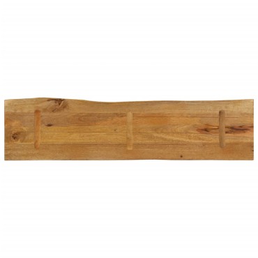 vidaXL Επιφάνεια Τραπεζιού 160x40x2,5cm Live Edge Μασίφ Ξύλο Μάνγκο 1 τεμ.