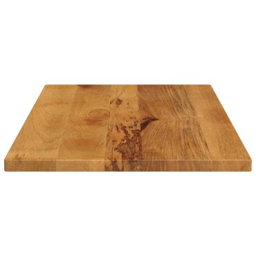 vidaXL Επιφάνεια Τραπεζιού Ορθογώνια 80x60x2,5cm Μασίφ Ξύλο Μάνγκο 1 τεμ.