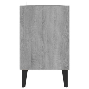 vidaXL Έπιπλο Τηλεόρασης Γκρι 103,5x30x50cm με Μεταλλικά Πόδια Sonoma