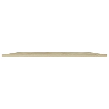 vidaXL Ράφια Βιβλιοθήκης 4 τεμ. Sonoma Δρυς 80x20x1,5cm Μοριοσανίδα