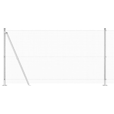 vidaXL Γαλβανισμένο Σύρμα ΦENCE με 13 Στυλούς 1.2x25 m