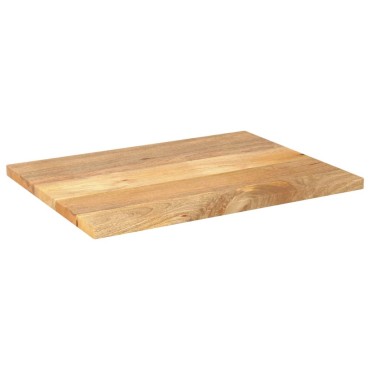 vidaXL Επιφάνεια Τραπεζιού Ορθογώνια 80x60x3,8cm Μασίφ Ξύλο Μάνγκο 1 τεμ.