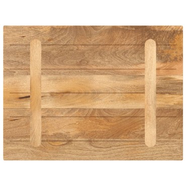 vidaXL Επιφάνεια Τραπεζιού Ορθογώνια 80x60x3,8cm Μασίφ Ξύλο Μάνγκο 1 τεμ.