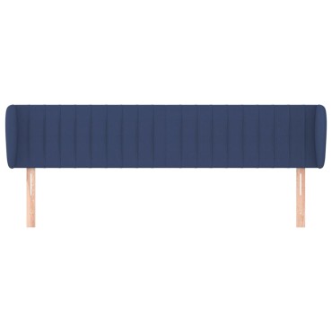 vidaXL Κεφαλάρι με Πτερύγια Μπλε 163x23x78/88cm Υφασμάτινο 1 τεμ.