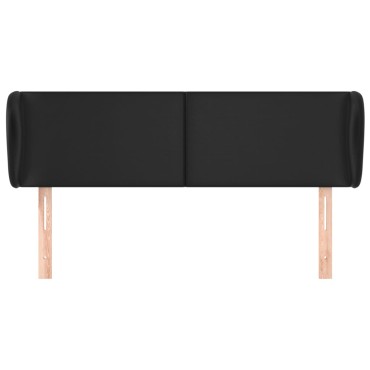 vidaXL Κεφαλάρι με Πτερύγια Γκρι 147x23x78/88cm Συνθετικό Δέρμα 1 τεμ.