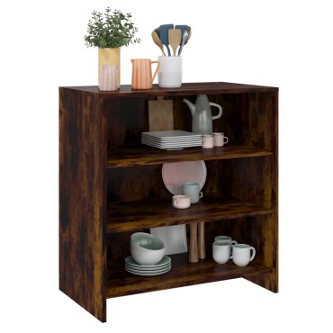 vidaXL Ντουλάπι Καπνιστή Δρυς 70x40,5x75cm από Επεξεργασμένο Ξύλο 1 τεμ.