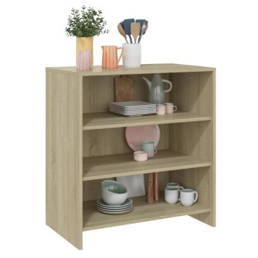 vidaXL Ντουλάπι Sonoma Δρυς 70x40,5x75cm από Επεξεργασμένο Ξύλο 1 τεμ.