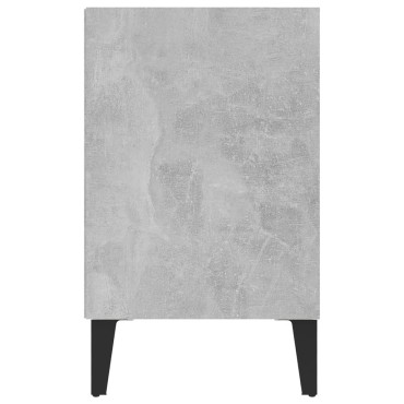 vidaXL Έπιπλο Τηλεόρασης Καπνιστή Γκρι Σκ. 103,5x30x50cm Μετ. Πόδια