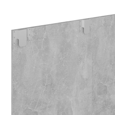 vidaXL Έπιπλο Τηλεόρασης Τοίχου Γκρι Σκυρ. 120x23,5x90cm Μοριοσανίδα