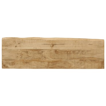 vidaXL Τραπέζι Κονσόλα με Live Edge 105x33x76cm Μασίφ Ξύλο Μάνγκο