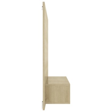 vidaXL Έπιπλο Τηλεόρασης Τοίχου Sonoma Δρυς 120x23,5x90cm Μοριοσανίδα