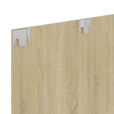 vidaXL Έπιπλο Τηλεόρασης Τοίχου Sonoma Δρυς 120x23,5x90cm Μοριοσανίδα