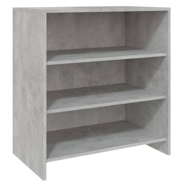 vidaXL Ντουλάπι Γκρι Σκυροδέματος 70x40,5x75cm Επεξεργασμένο Ξύλο 1 τεμ.