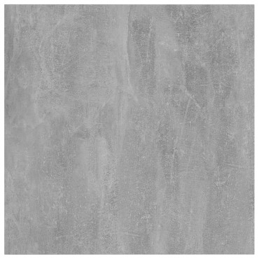 vidaXL Ράφια Βιβλιοθήκης 4 τεμ. Γκρι Σκυροδ. 40x40x1,5cm Επεξ.Ξύλο