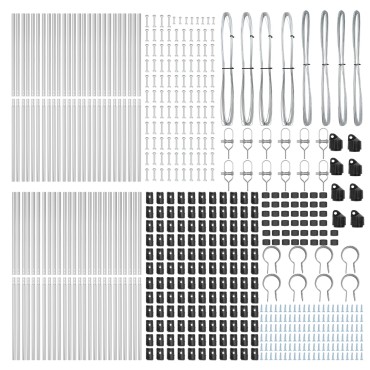vidaXL Στυλοί περίφραξης 52 pcs 32 mm Γαλβανισμένο Χάλυβα