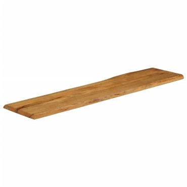 vidaXL Επιφάνεια Τραπεζιού 180x40x2,5cm Live Edge Μασίφ Ξύλο Μάνγκο 1 τεμ.