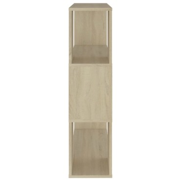 vidaXL Βιβλιοθήκη/Διαχωριστικό Sonoma Δρυς 80x24x94cm Μοριοσανίδα 1 τεμ.