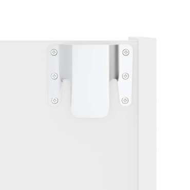 vidaXL Παπουτσοθήκες Τοίχου 4 τεμ. Λευκές 60x18x60cm από Επεξ. Ξύλο