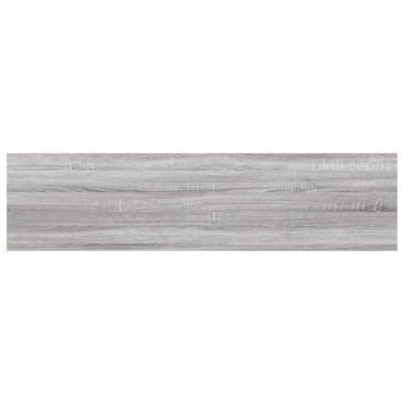 vidaXL Ράφια Τοίχου 4 τεμ. Γκρι Sonoma 40x10x1,5cm Επεξεργ. Ξύλο