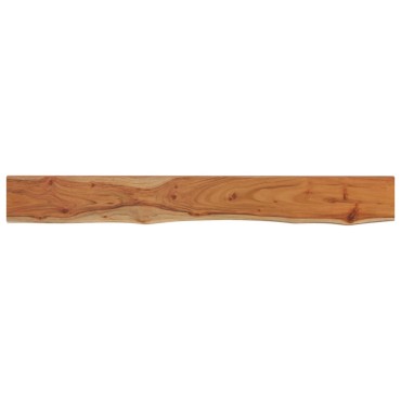 vidaXL Ράφι Επιτοίχιο Ορθ. Live Edge 160x20x2,5cm Μασίφ Ξύλο Ακακίας