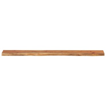 vidaXL Ράφι Επιτοίχιο Ορθ. Live Edge 160x20x2,5cm Μασίφ Ξύλο Ακακίας