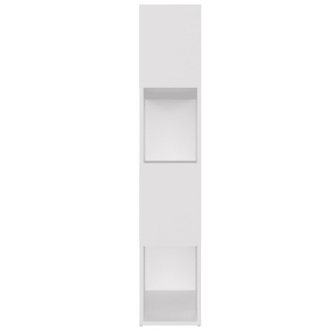 vidaXL Βιβλιοθήκη/Διαχωριστικό Χώρου Λευκό 80x24x124,5cm Μοριοσανίδα 1 τεμ.
