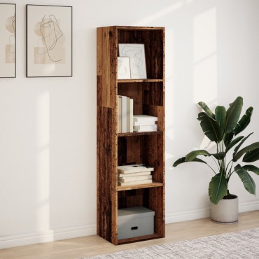 vidaXL Βιβλιοθήκη Όψη Παλαιού Ξύλου 40x30x152cm Επεξεργασμένο Ξύλο 1 τεμ.
