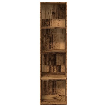 vidaXL Βιβλιοθήκη Όψη Παλαιού Ξύλου 40x30x152cm Επεξεργασμένο Ξύλο 1 τεμ.