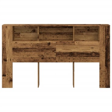 vidaXL Κεφαλάρι Με Αποθηκευτικό Χώρο 180x18,5x102,5cm Επεξ. Ξύλο 1 τεμ.