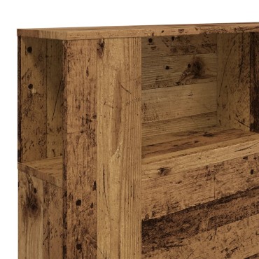vidaXL Κεφαλάρι Με Αποθηκευτικό Χώρο 180x18,5x102,5cm Επεξ. Ξύλο 1 τεμ.