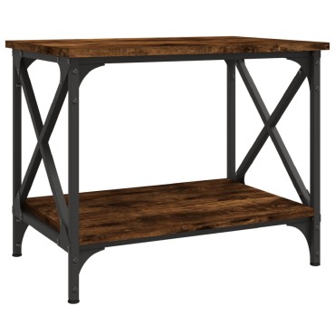 vidaXL Βοηθητικό Τραπέζι Καπνιστή Δρυς 55x38x45cm Επεξεργασμένο Ξύλο