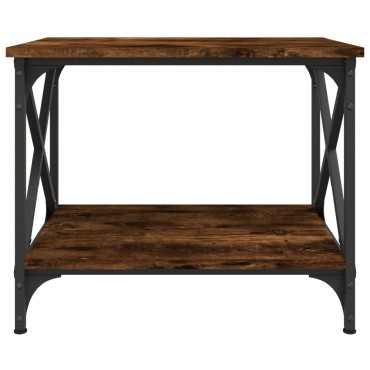 vidaXL Βοηθητικό Τραπέζι Καπνιστή Δρυς 55x38x45cm Επεξεργασμένο Ξύλο