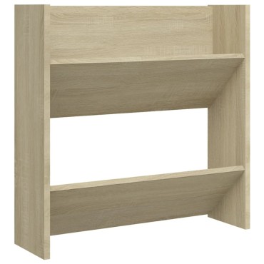 vidaXL Παπουτσοθήκες 2 τεμ. Sonoma Δρυς 60x18x60cm Μοριοσανίδα