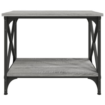 vidaXL Βοηθητικό Τραπέζι Γκρι Sonoma 55x38x45cm Επεξεργασμένο Ξύλο