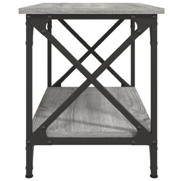 vidaXL Βοηθητικό Τραπέζι Γκρι Sonoma 55x38x45cm Επεξεργασμένο Ξύλο
