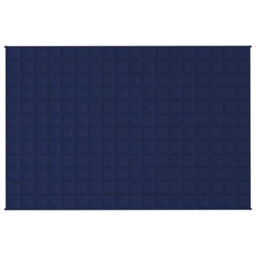 vidaXL Κουβέρτα Βαρύτητας Μπλε 122 x 183 εκ. 5 κ. Υφασμάτινη
