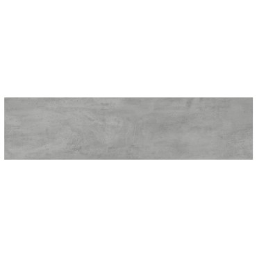 vidaXL Ράφια Βιβλιοθήκης 4 τεμ. Γκρι Σκυροδ. 80x20x1,5cm Επεξ. Ξύλο